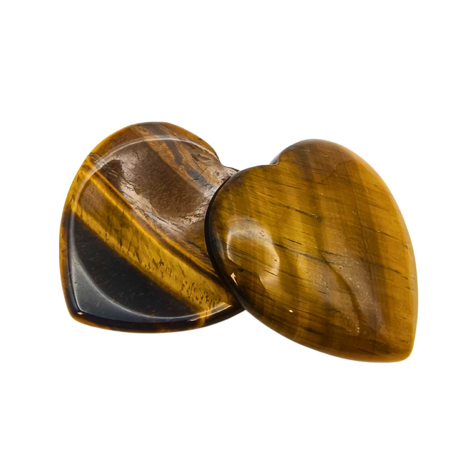 Lovi the Tiger Eye - Heart Shape Worry Stone