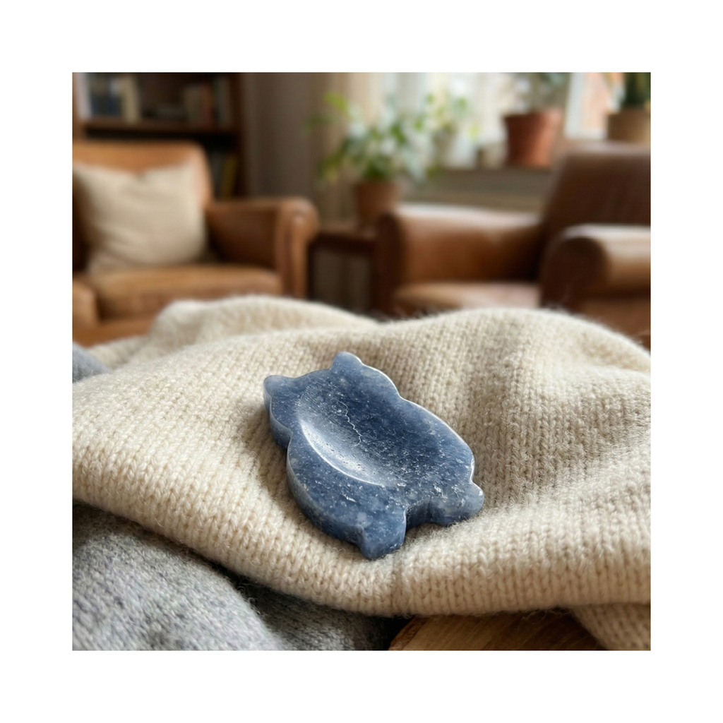 Pico the Blue Aventurine – Hamster Shaped Worry Stone