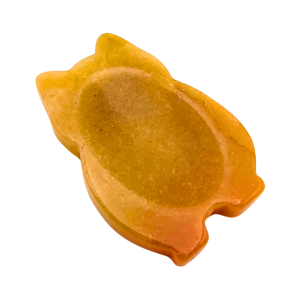 Pico the Yellow Jade – Hamster Shaped Worry Stone
