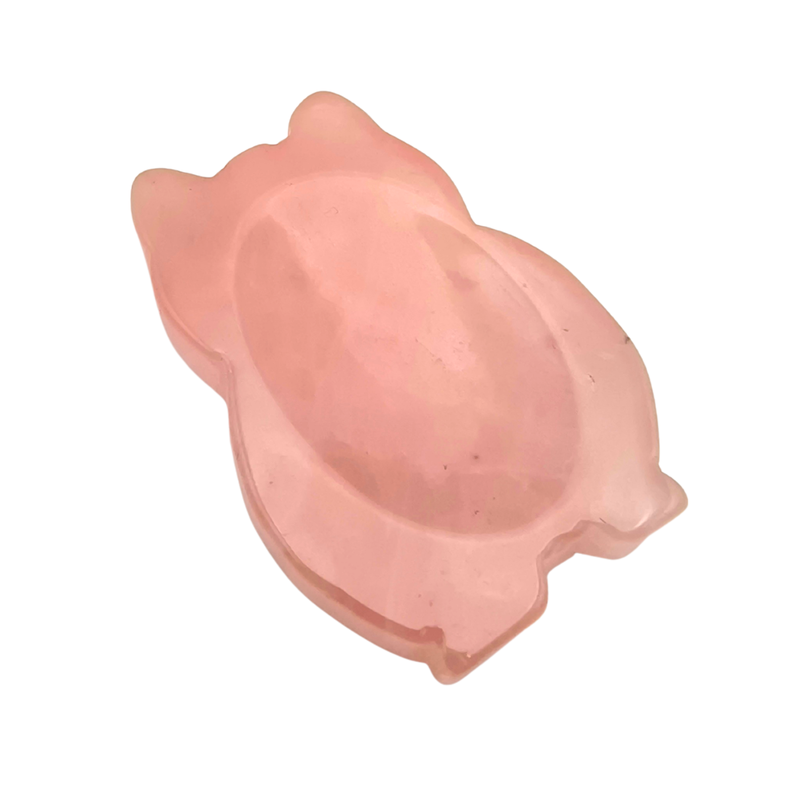 Pico the Rose Quartz – Hamster Shaped Worry Stone