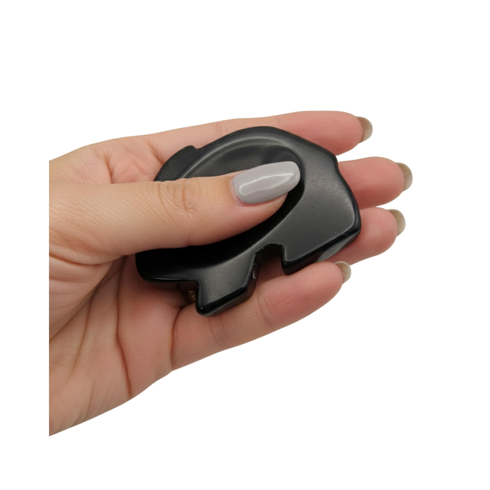 Lumi the Blue Aventurine– Rabbit Shaped Worry Stone