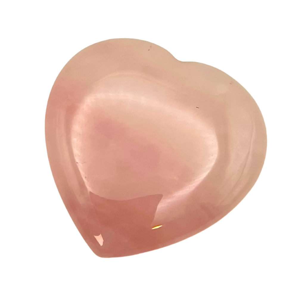 Lovi the Rose Quartz - Heart Shape Worry Stone