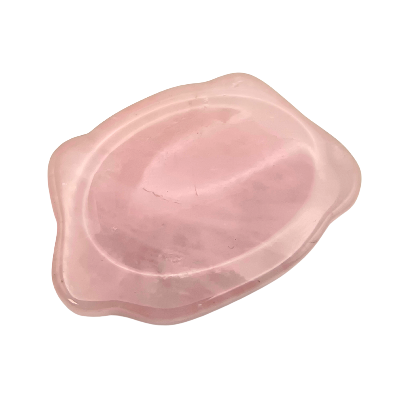 Buddy the Rose Quartz – Dog Shaped Worry Stone