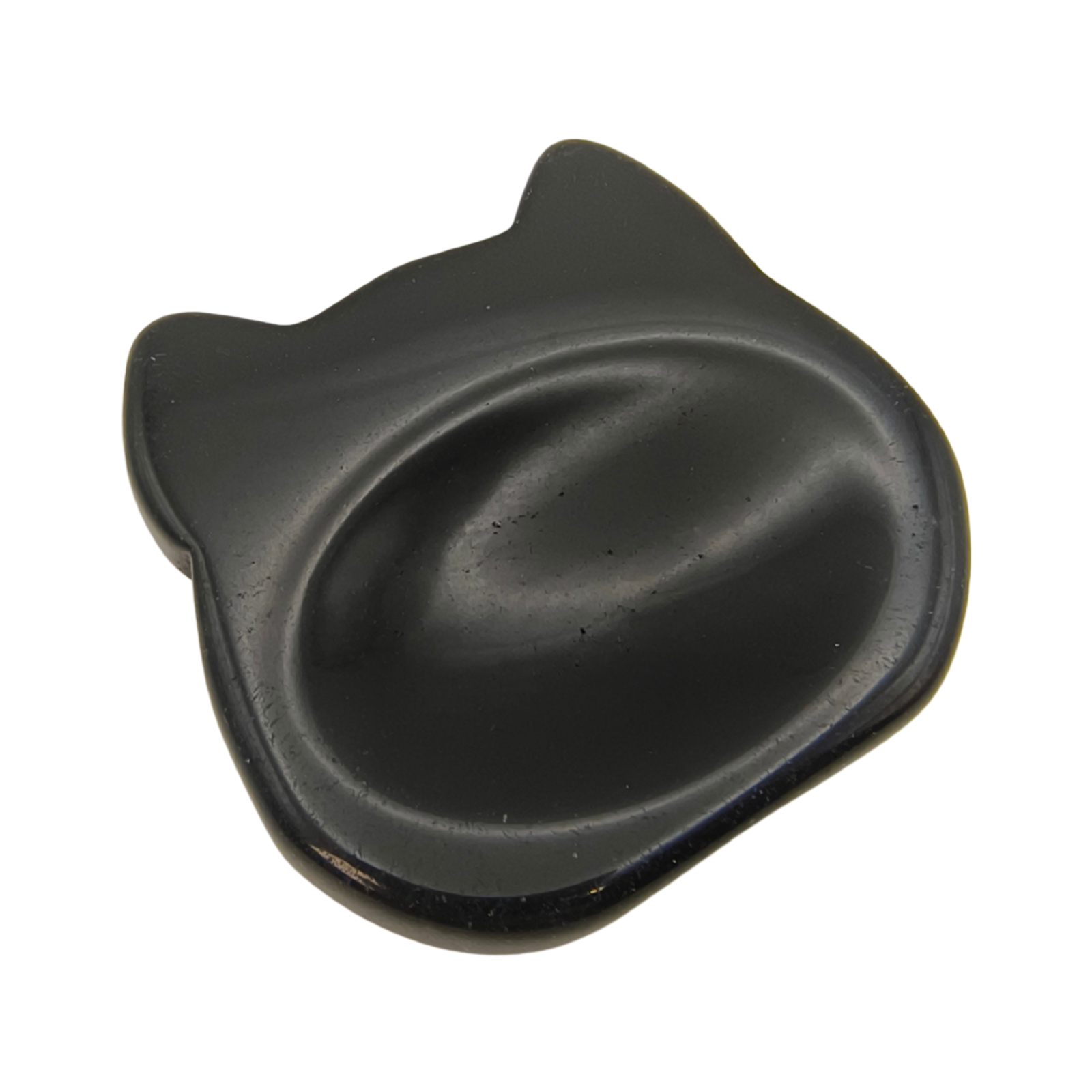 Luna the Obsidian – Cat Shaped Worry Stone