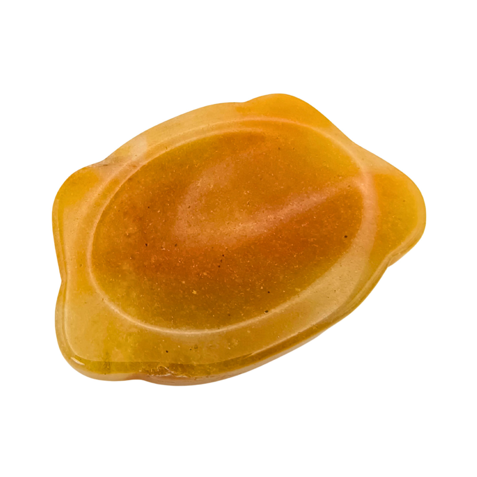 Buddy the Yellow Jade – Dog Shaped Worry Stone