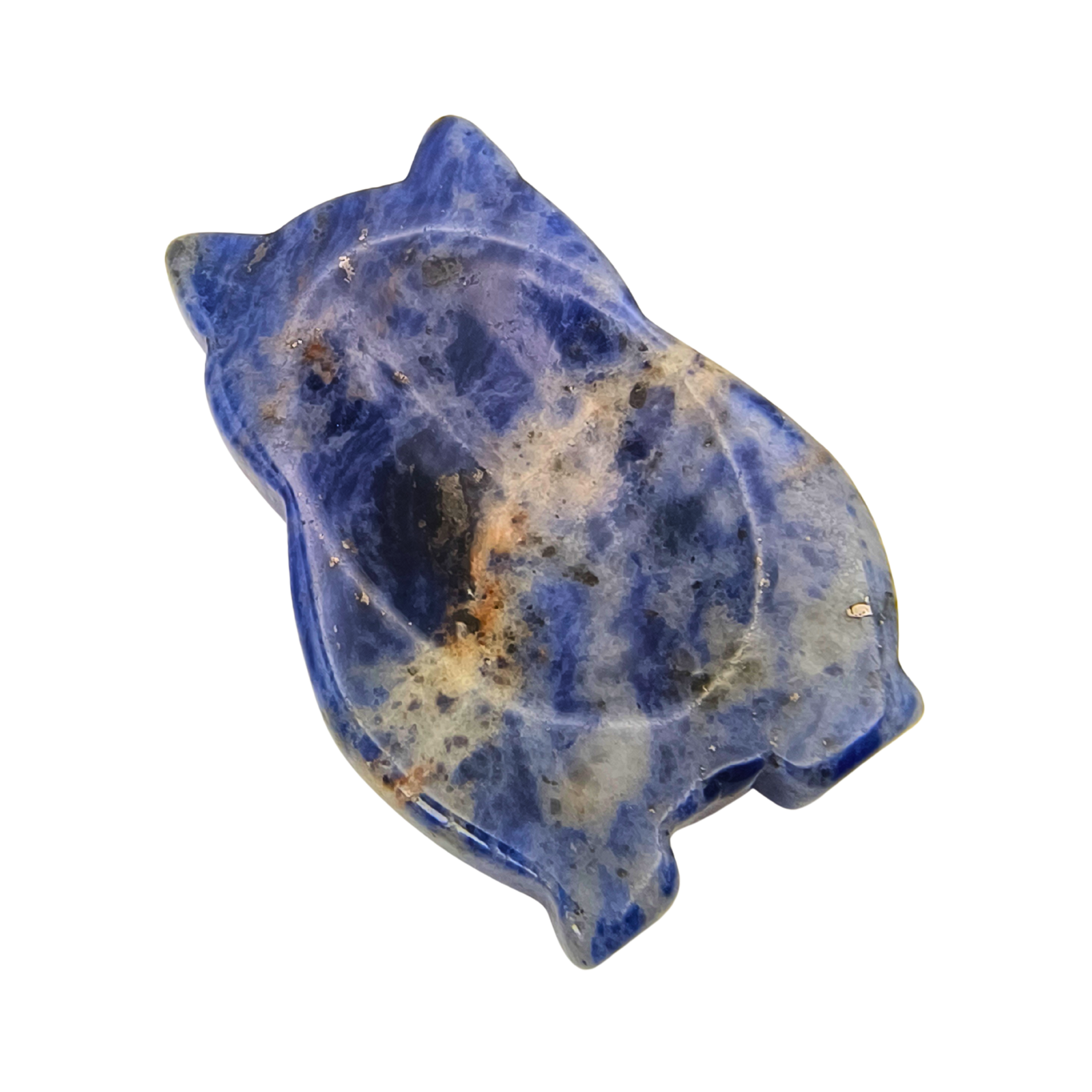 Pico the Sodalite – Hamster Shaped Worry Stone