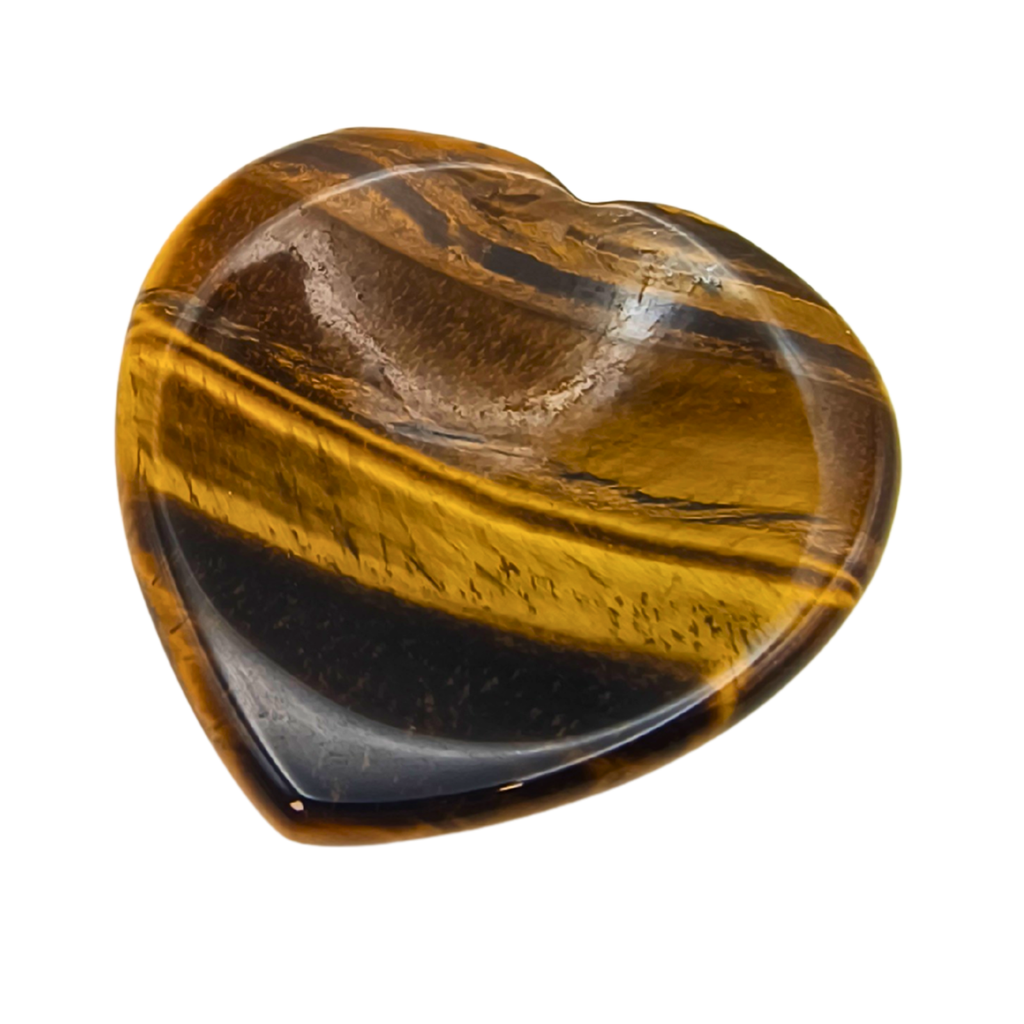 Lovi the Tiger Eye - Heart Shape Worry Stone