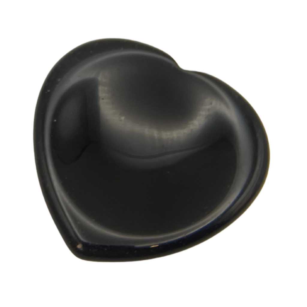 Lovi the Obsidian -  Heart Shape Worry Stone